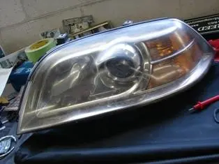 Headlight Lens Restoration - Before