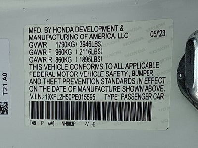 2023 Honda Civic Hatchback LX