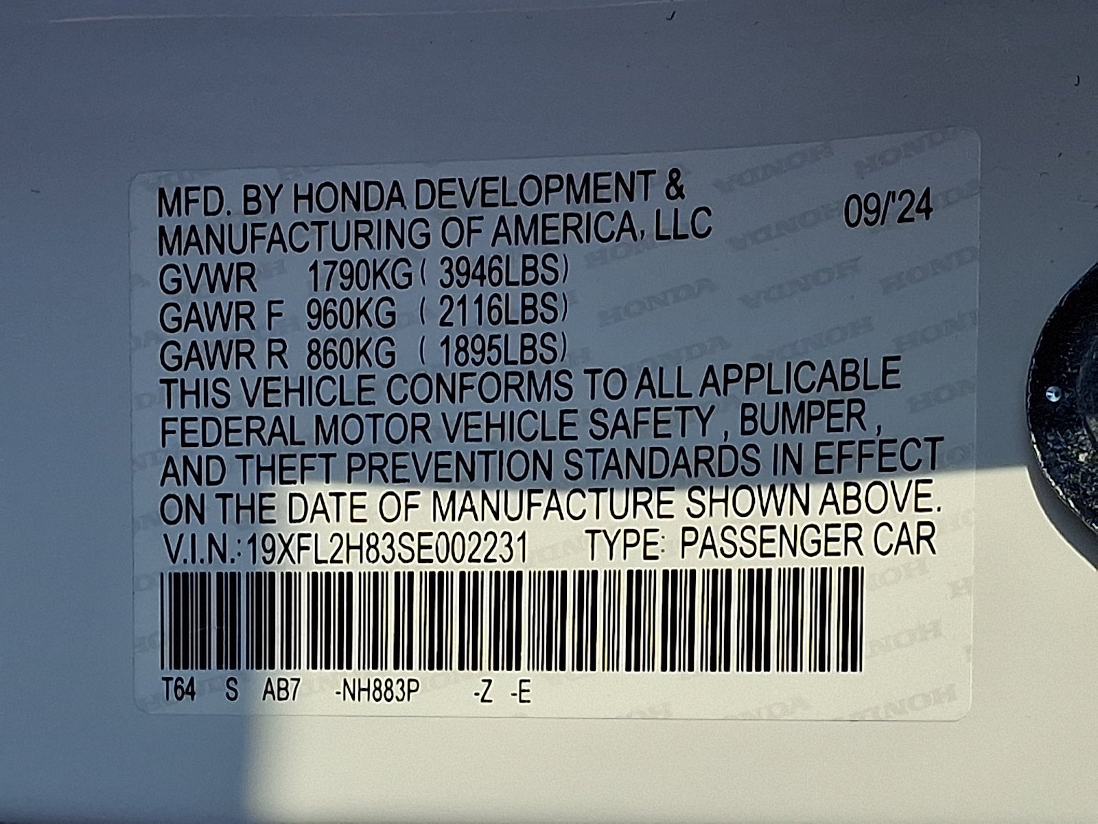 2025 Honda Civic Hatchback Sport