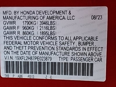 2023 Honda Civic Hatchback Sport