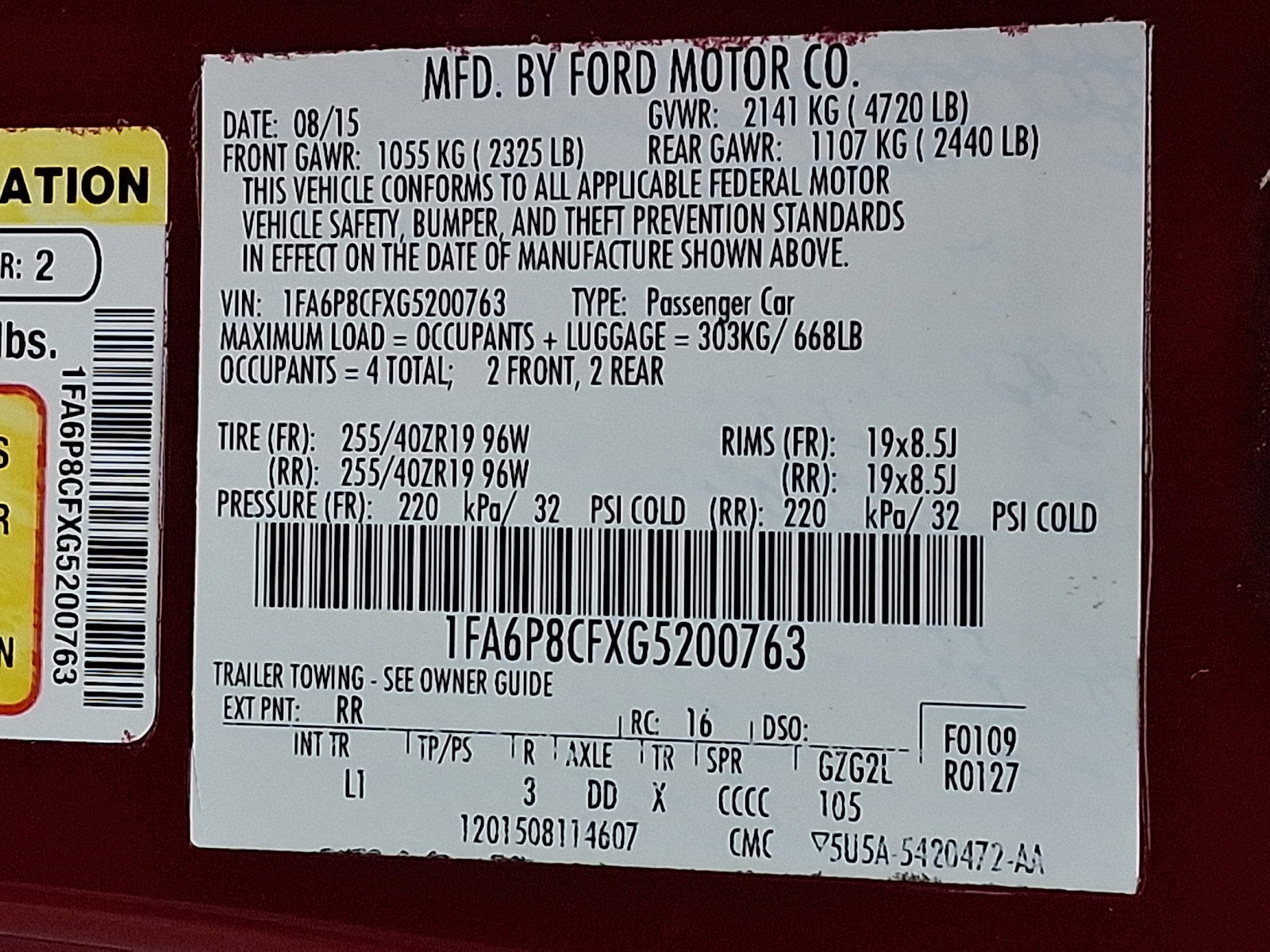 2016 Ford Mustang GT Premium