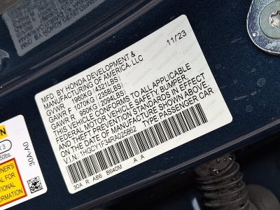 2024 Honda Accord Sedan EX
