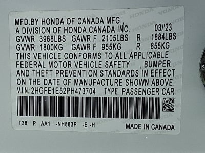 2023 Honda Civic Si Sedan