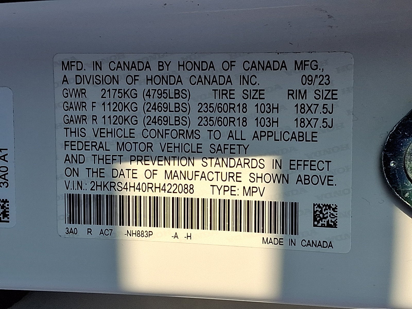 2024 Honda CR-V EX