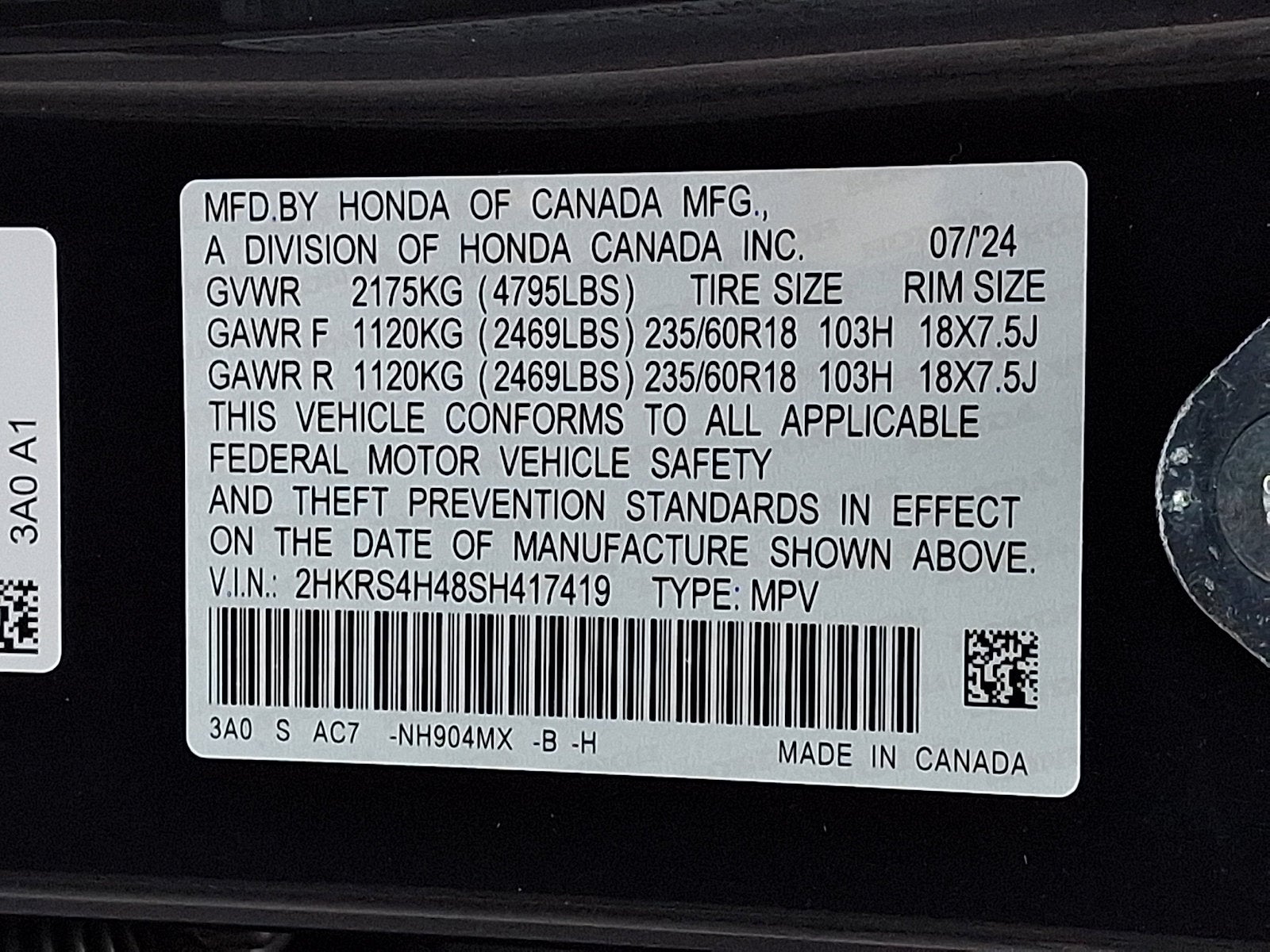 2025 Honda CR-V EX
