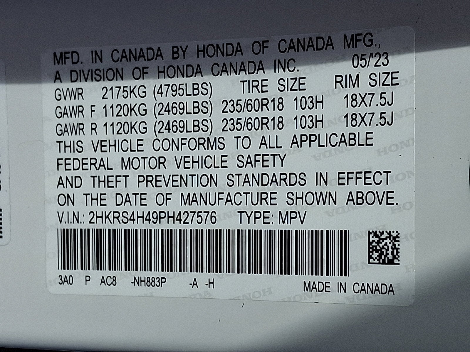 2023 Honda CR-V EX
