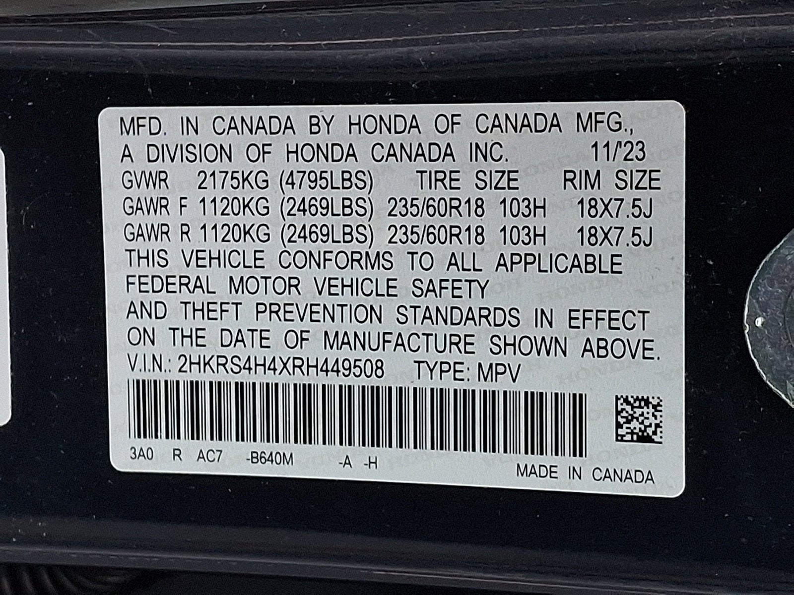 2024 Honda CR-V EX