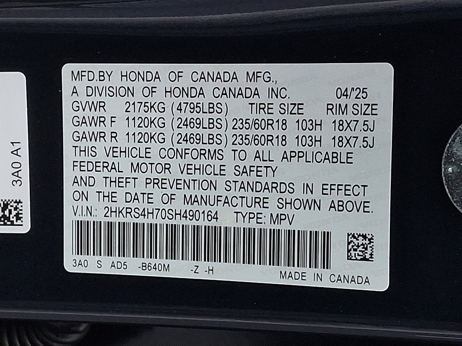 2025 Honda CR-V EX-L - Photo 30