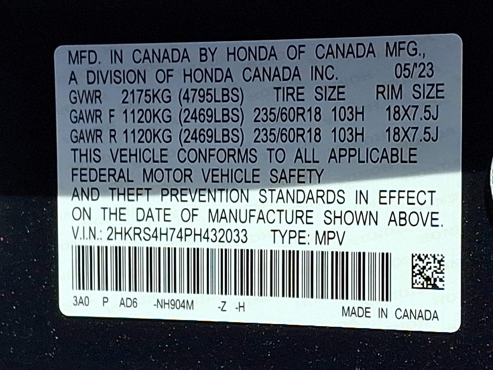 2023 Honda CR-V EX-L