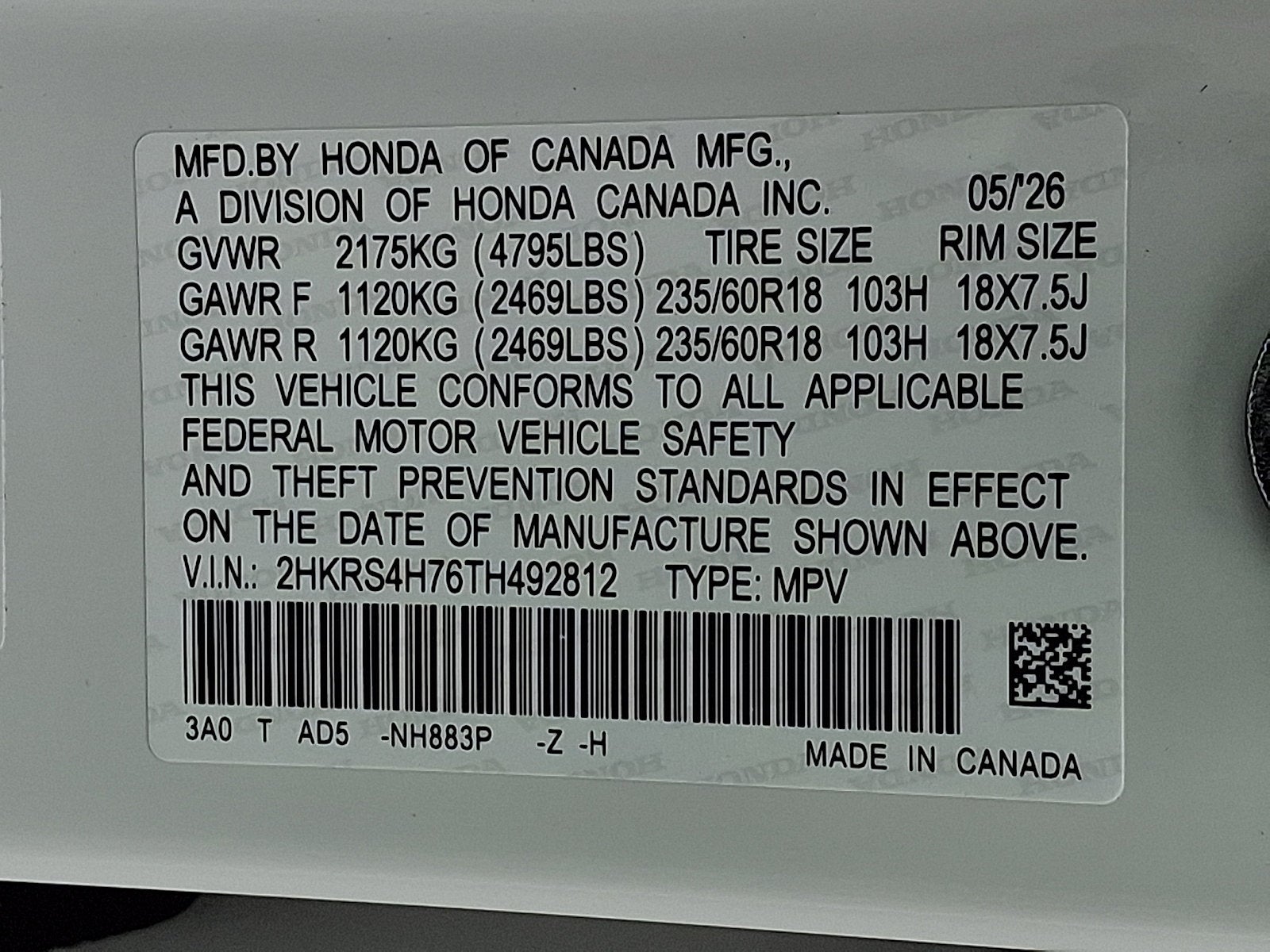 2026 Honda CR-V EX-L