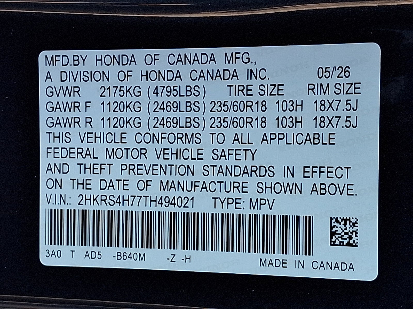 2026 Honda CR-V EX-L