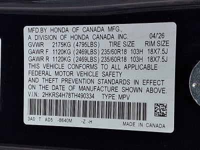 2026 Honda CR-V EX-L