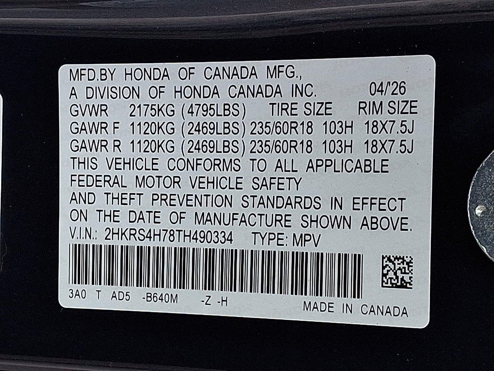 2026 Honda CR-V EX-L