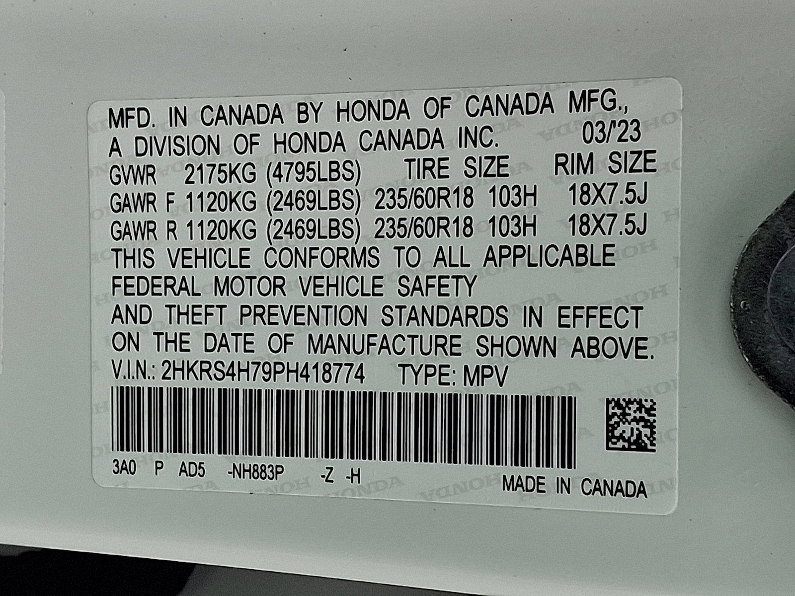 2023 Honda CR-V EX-L