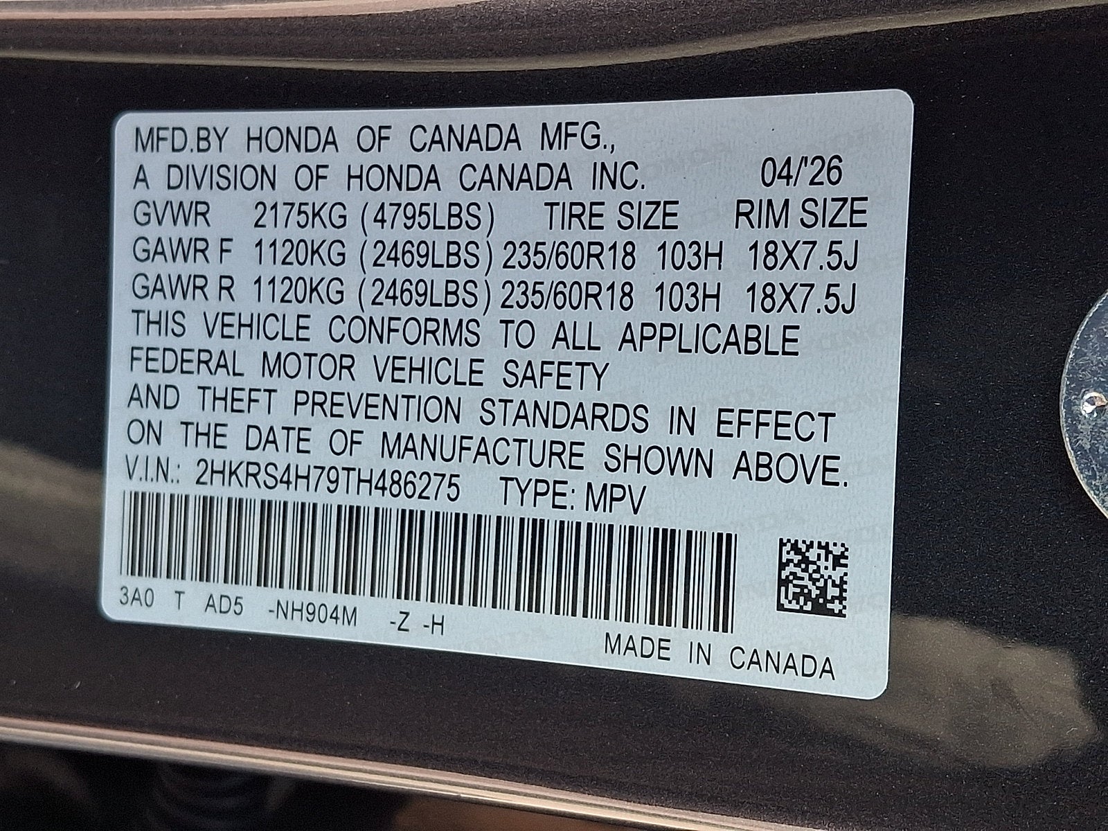 2026 Honda CR-V EX-L