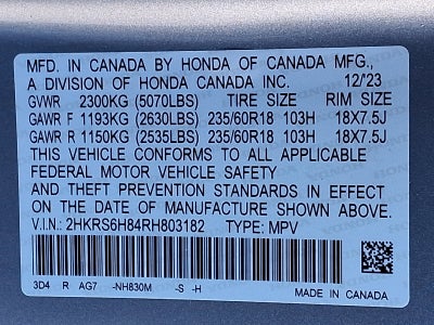 2024 Honda CR-V Hybrid Sport-L