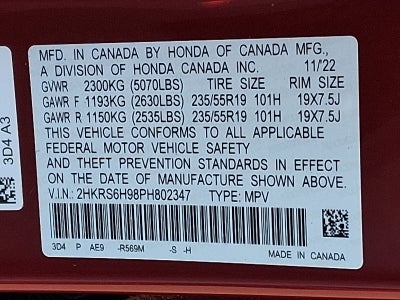 2023 Honda CR-V Hybrid Sport Touring