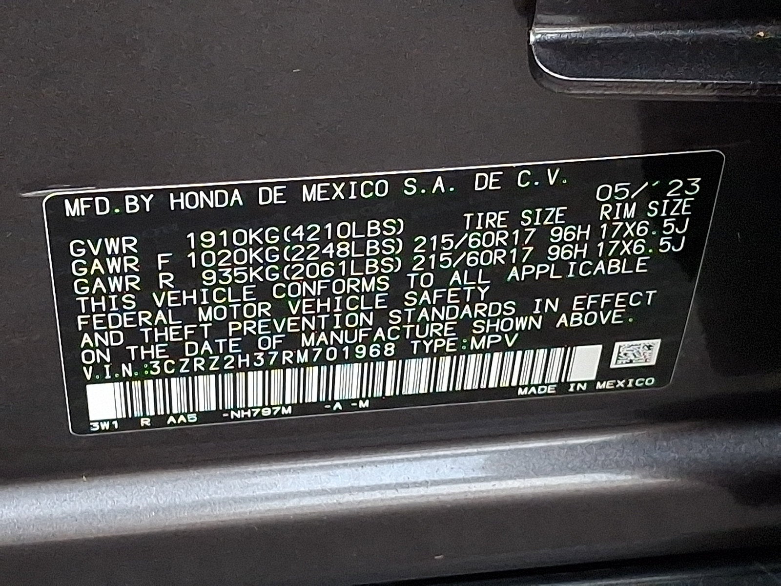 2024 Honda HR-V LX
