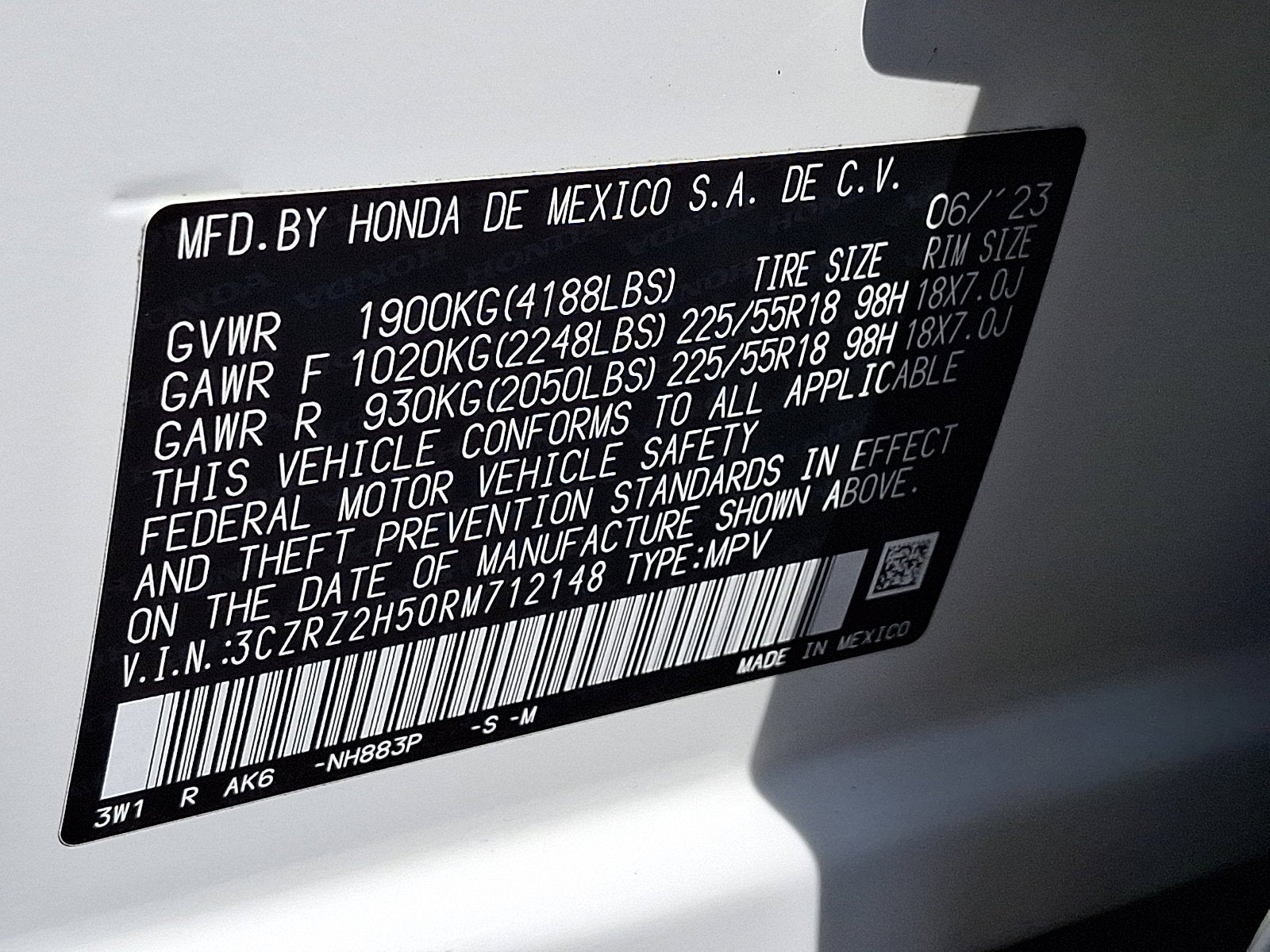 2024 Honda HR-V Sport
