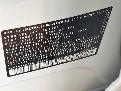 2024 Volkswagen Tiguan Wolfsburg Edition
