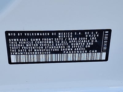 2024 Volkswagen Jetta Sport