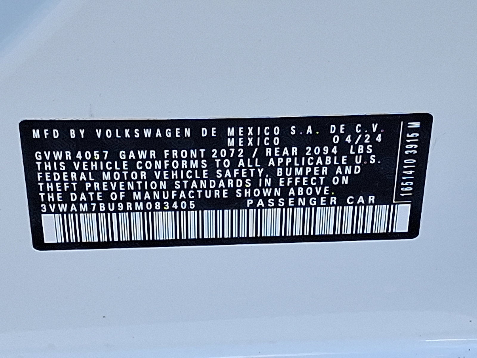 2024 Volkswagen Jetta Sport
