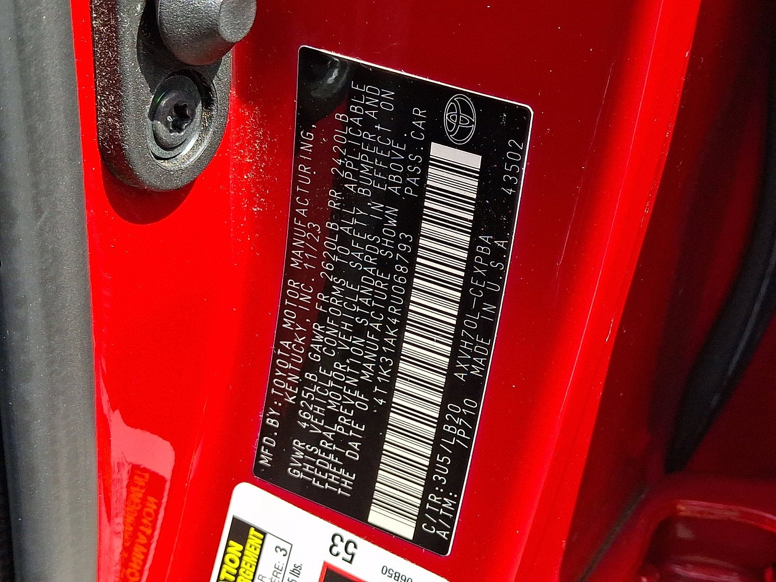 2024 Toyota Camry Hybrid XSE