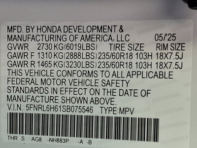 2025 Honda Odyssey EX-L