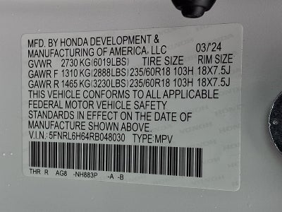 2024 Honda Odyssey EX-L