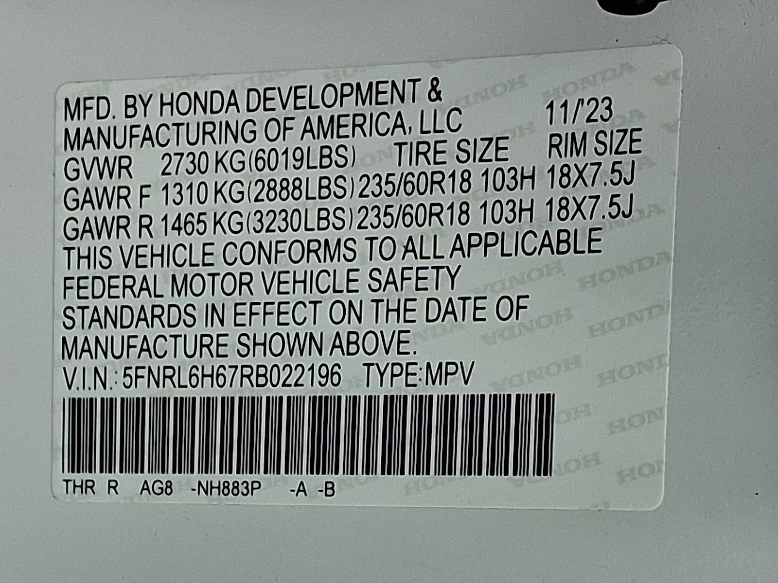 2024 Honda Odyssey EX-L