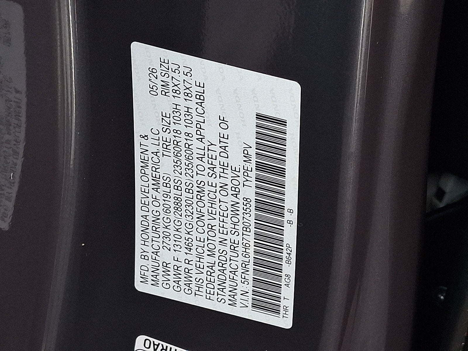 2026 Honda Odyssey EX-L - Photo 30