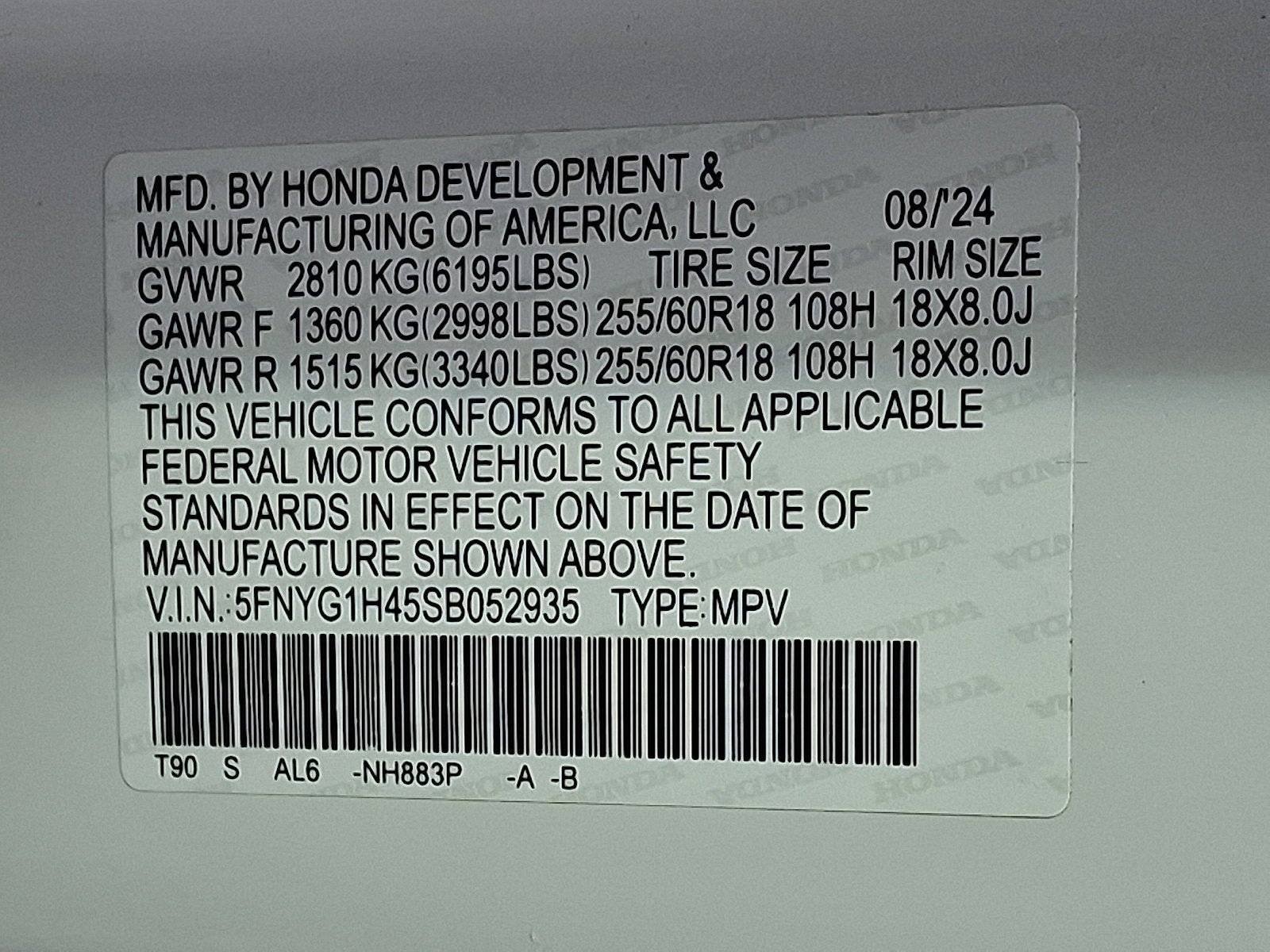 2025 Honda Pilot EX-L
