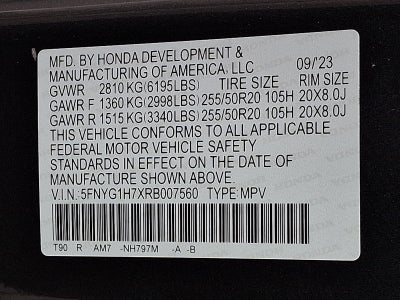 2024 Honda Pilot Touring