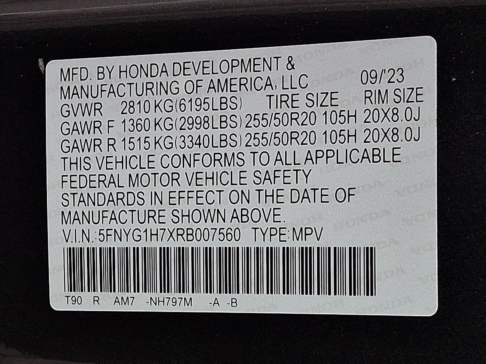 2024 Honda Pilot Touring