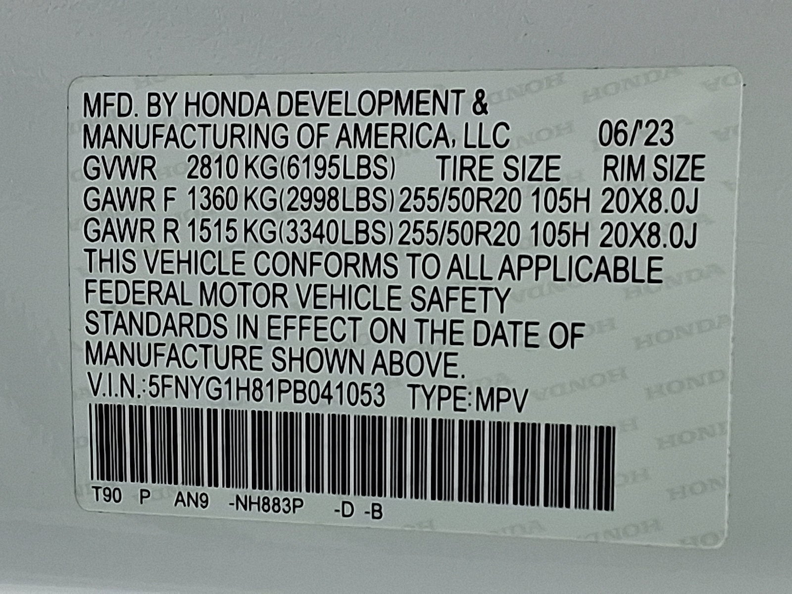 2023 Honda Pilot Elite