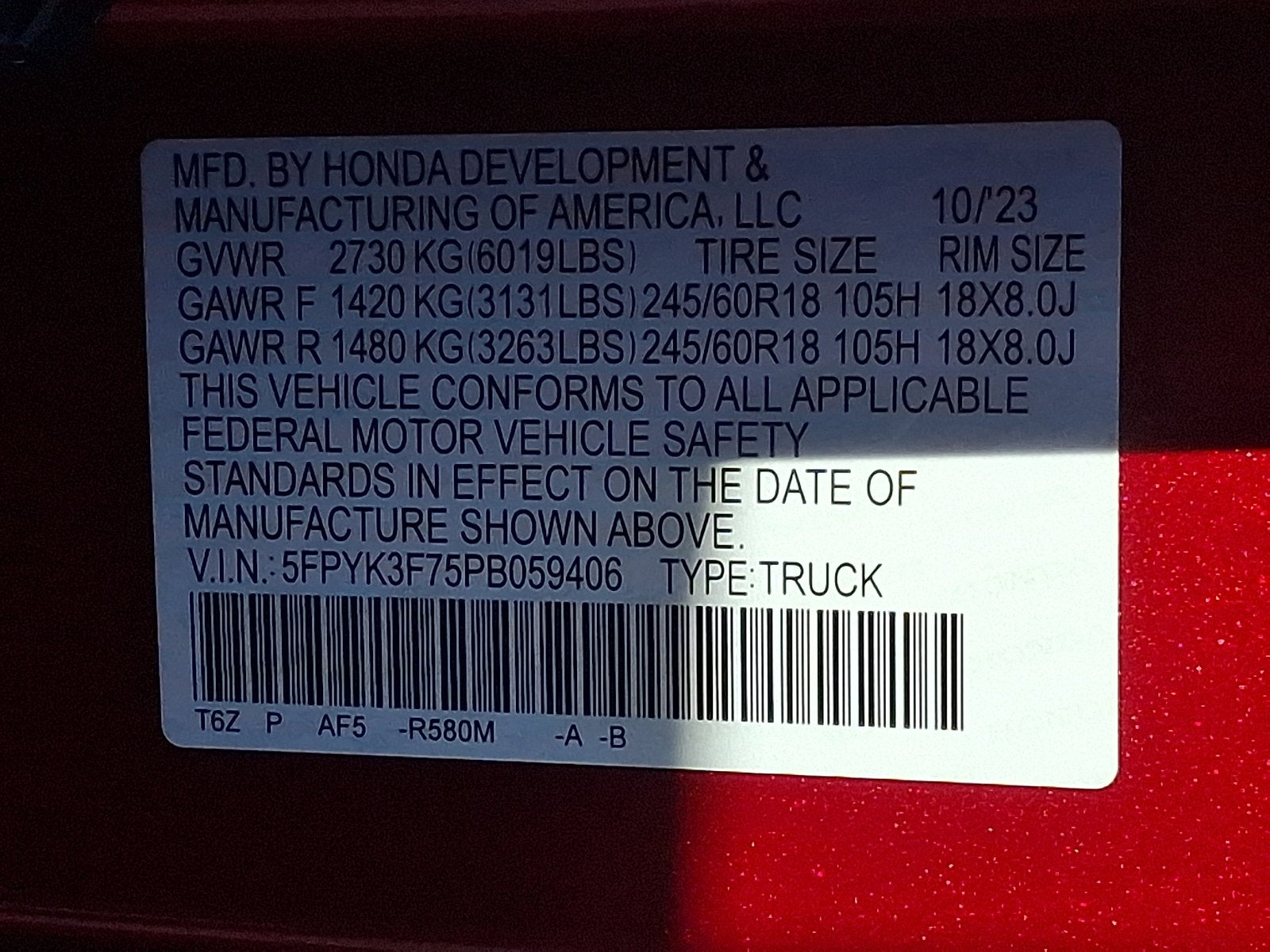 2023 Honda Ridgeline RTL-E