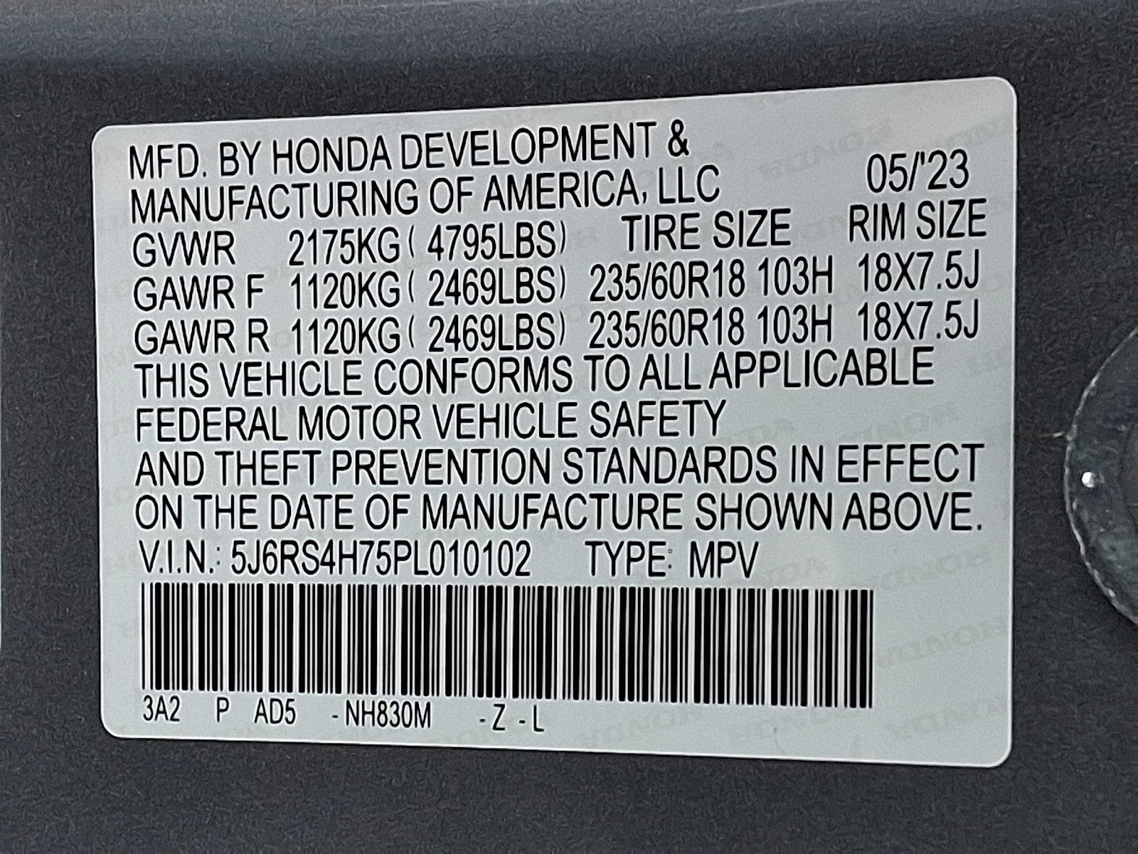 2023 Honda CR-V EX-L