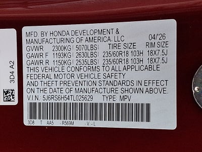 2026 Honda CR-V Hybrid Sport