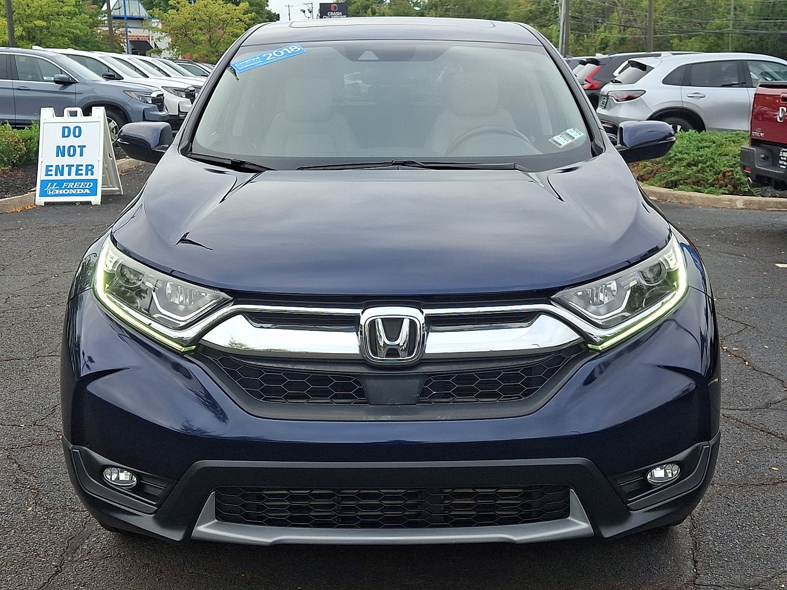 Used 2018 Honda CR-V EX-L with VIN 5J6RW2H88JA000409 for sale in Montgomeryville, PA