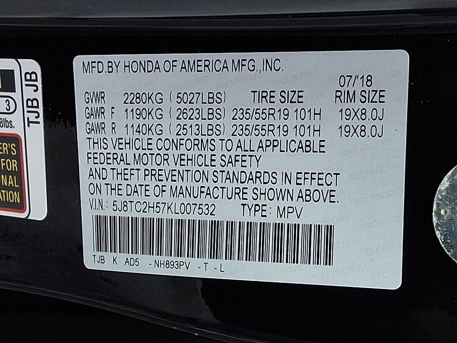 2019 Acura RDX with Technology Pkg