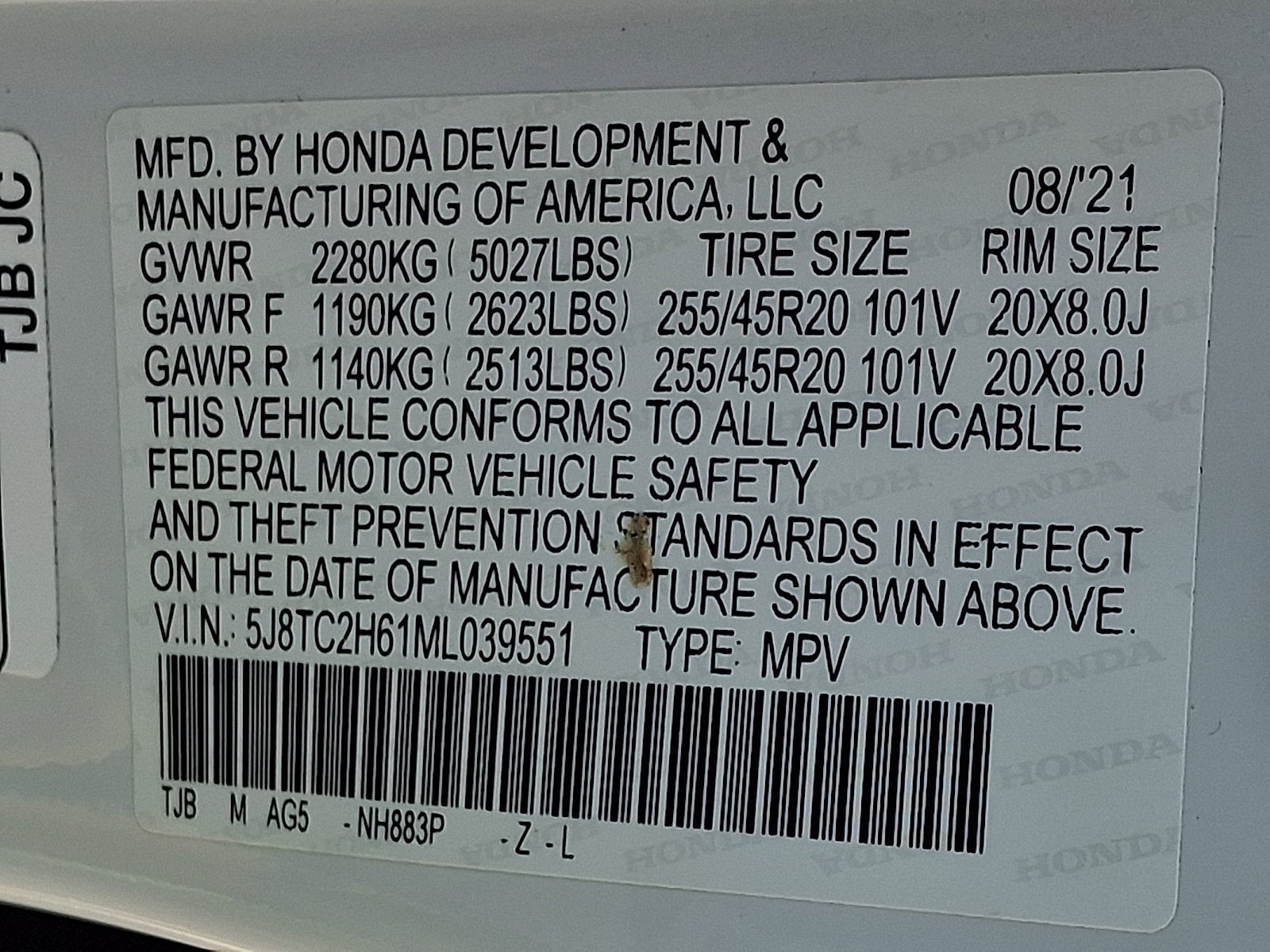 2021 Acura RDX with A-Spec Package