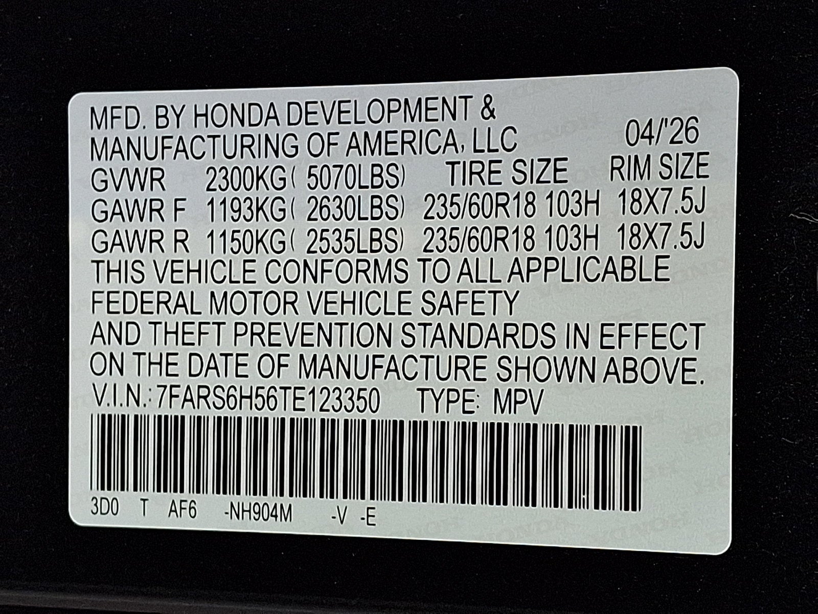 2026 Honda CR-V Hybrid Sport