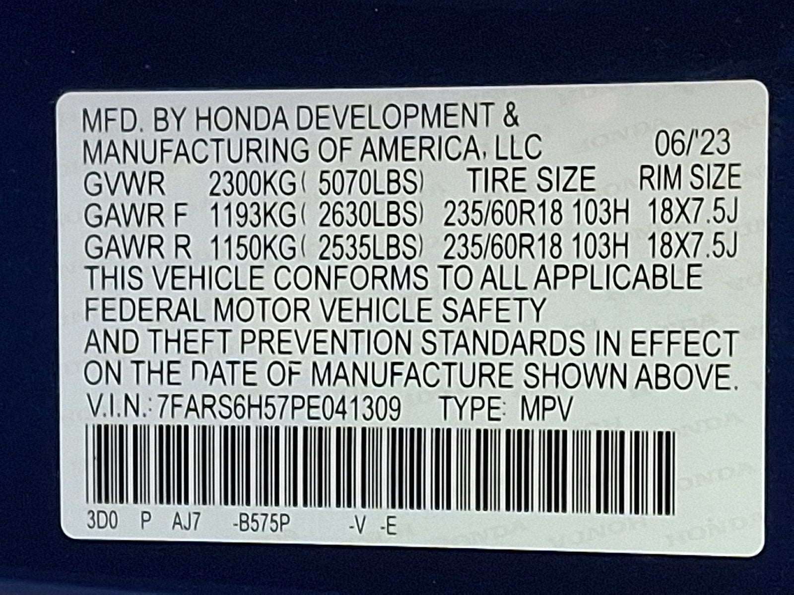 2023 Honda CR-V Hybrid Sport