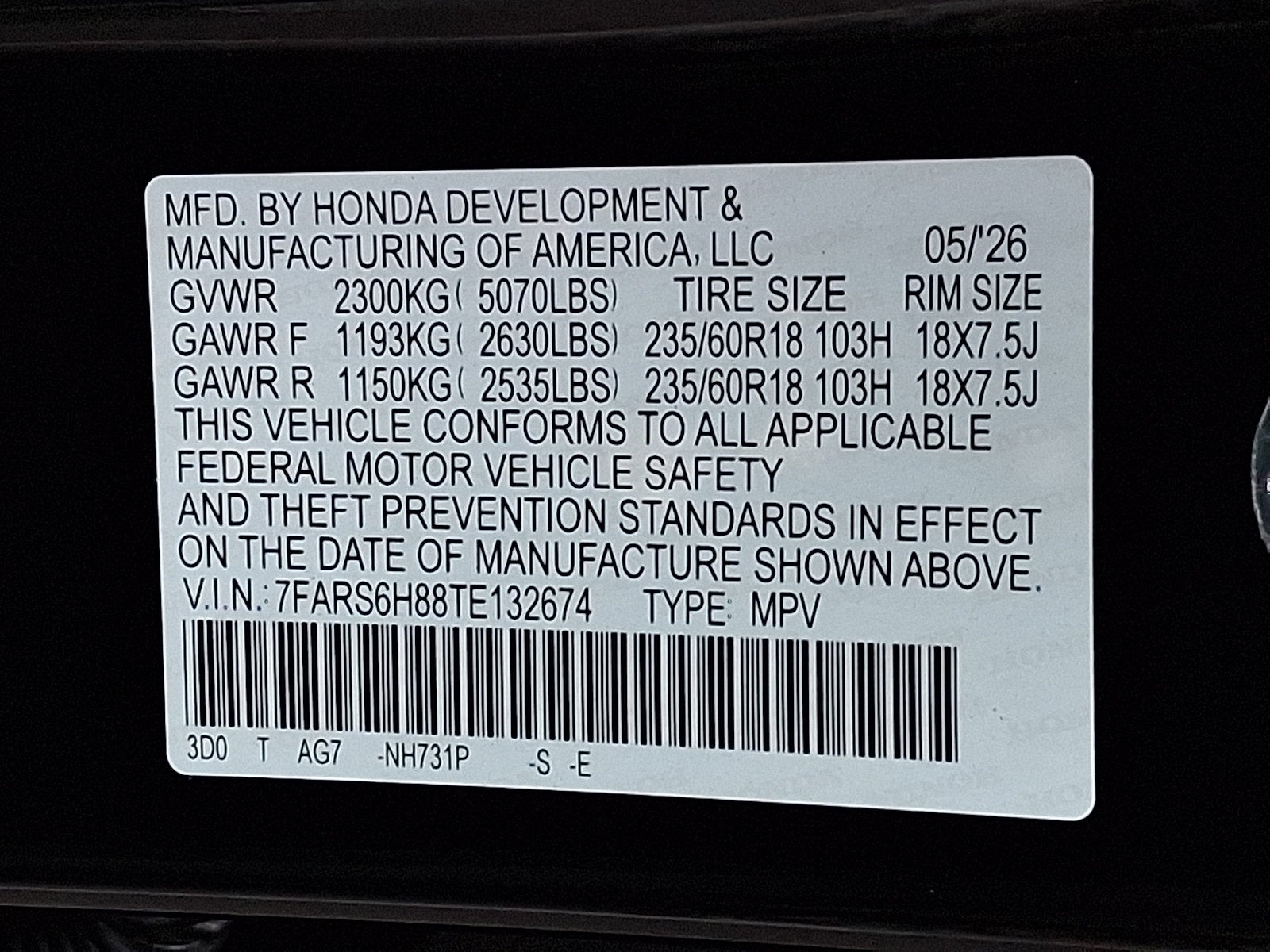 2026 Honda CR-V Hybrid Sport-L