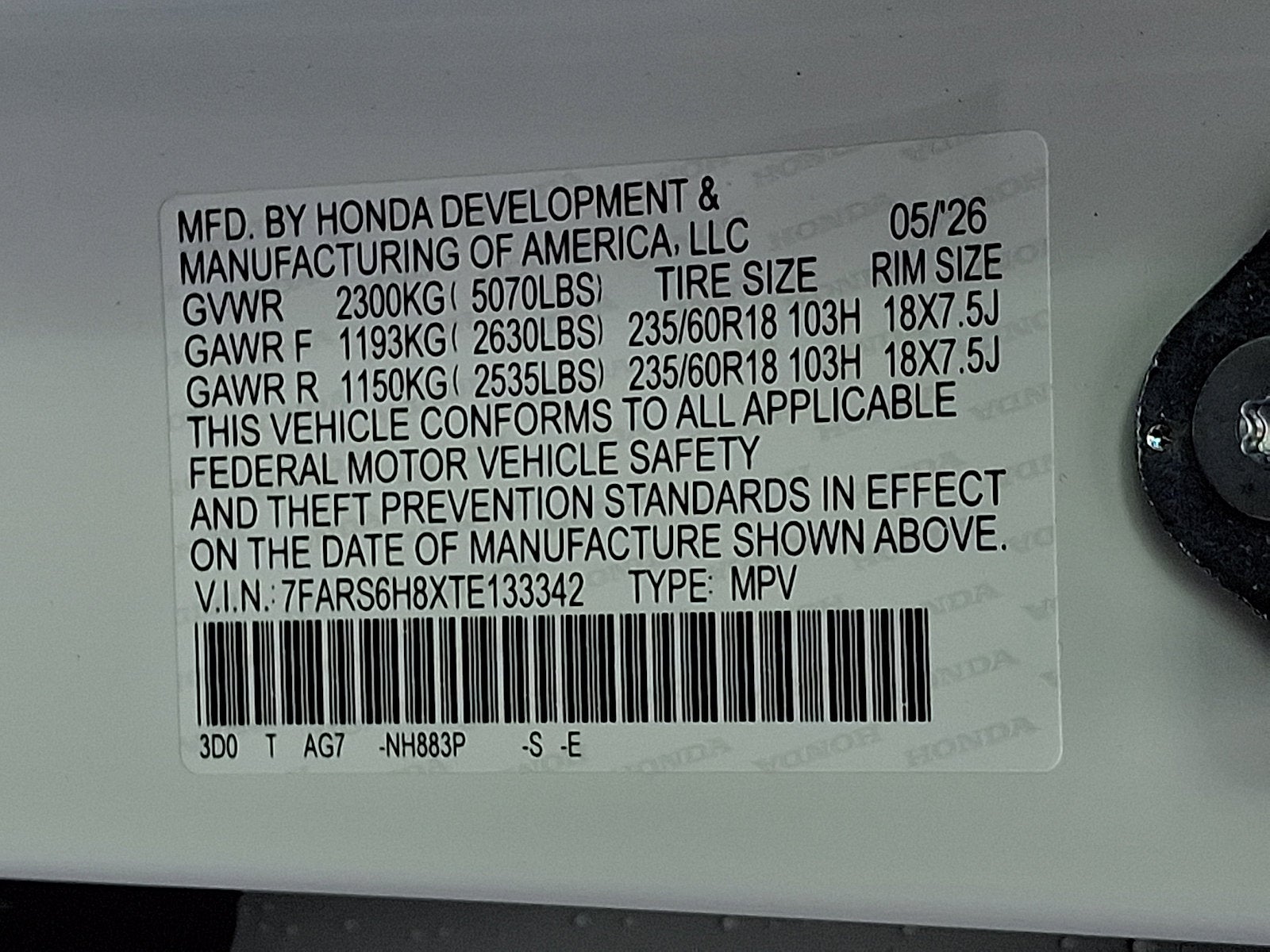 2026 Honda CR-V Hybrid Sport-L