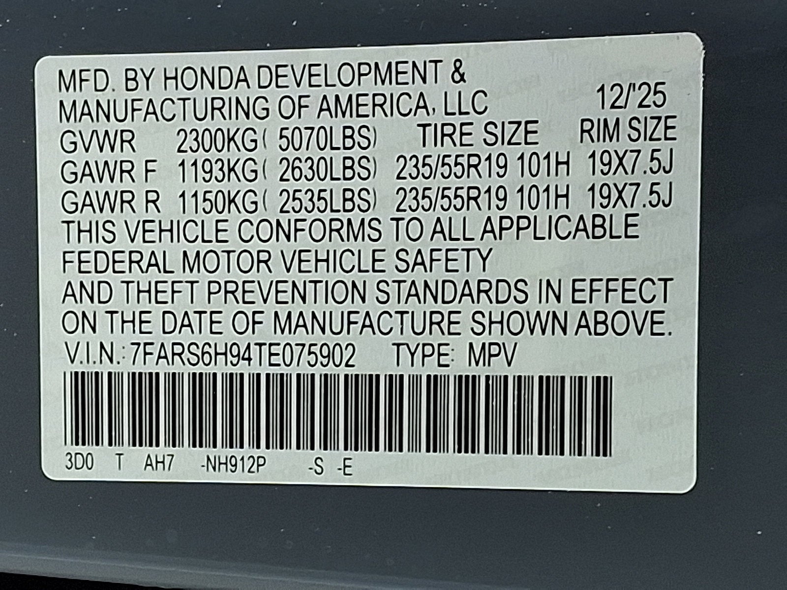 2026 Honda CR-V Hybrid Sport Touring