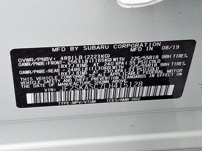 2020 Subaru Forester Limited