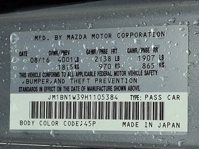 2017 Mazda Mazda3 4-Door Grand Touring