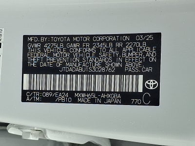 2025 Toyota Prius Nightshade