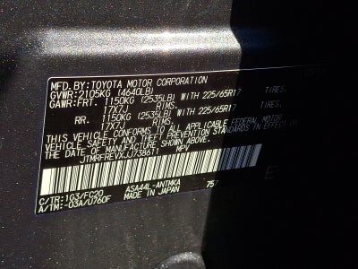 2018 Toyota RAV4 XLE